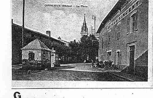 Ville de QUINCIEUX Carte postale ancienne