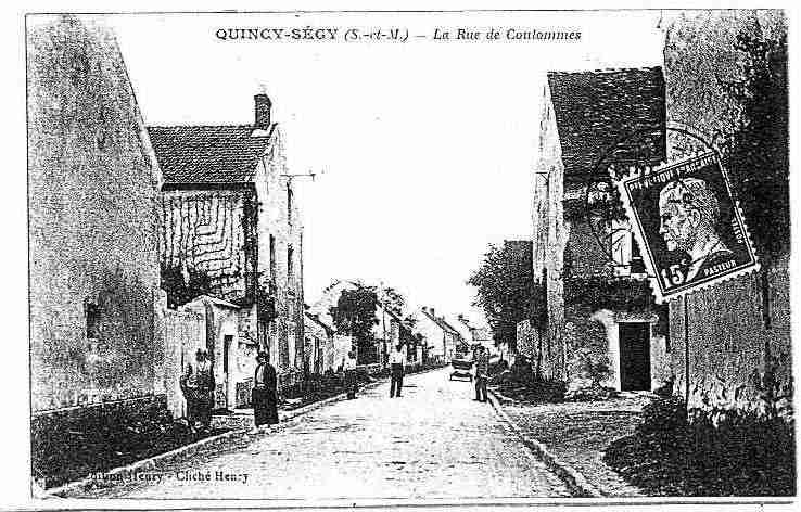 Ville de QUINCYVOISINS Carte postale ancienne