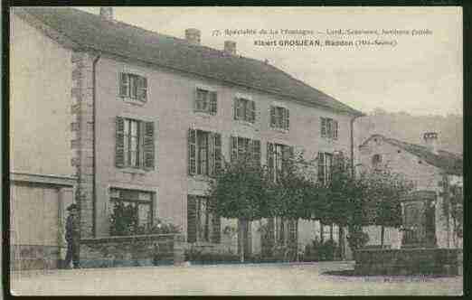 Ville de RADDONETCHAPENDU Carte postale ancienne