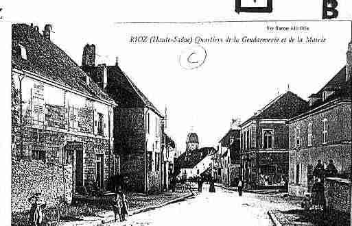 Ville de RIOZ Carte postale ancienne