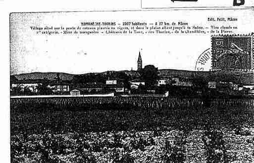 Ville de ROMANECHETHORINS Carte postale ancienne