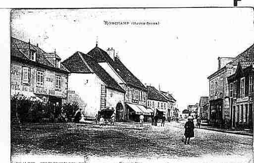 Ville de RONCHAMP Carte postale ancienne