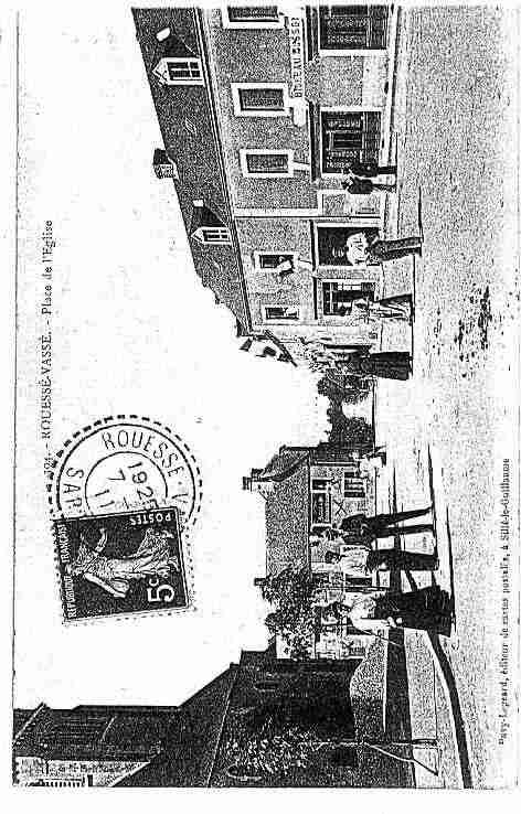 Ville de ROUESSEVASSE Carte postale ancienne