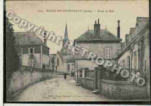 Ville de ROUEZENCHAMPAGNE Carte postale ancienne