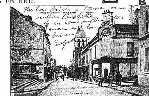 Ville de ROZAYENBRIE Carte postale ancienne