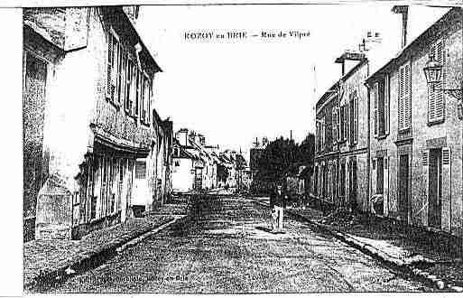 Ville de ROZAYENBRIE Carte postale ancienne