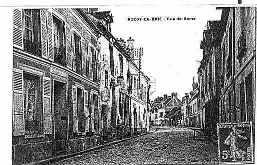 Ville de ROZAYENBRIE Carte postale ancienne