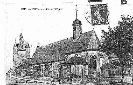 Ville de RUE Carte postale ancienne Ville de RUE Carte postale ancienne