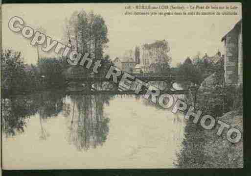 Ville de RUILLESURLOIR Carte postale ancienne