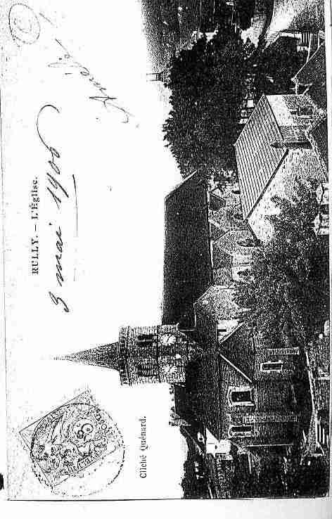 Ville de RULLY Carte postale ancienne