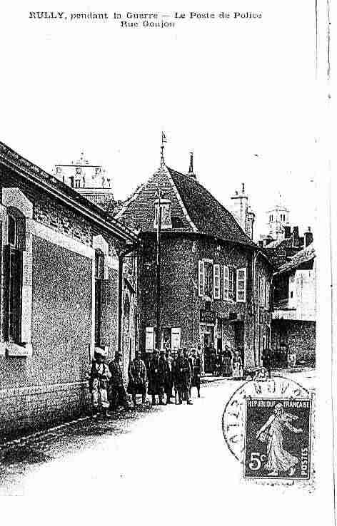 Ville de RULLY Carte postale ancienne