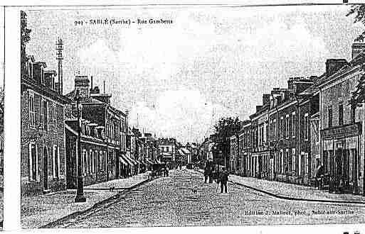 Ville de SABLESURSARTHE Carte postale ancienne Ville de SABLESURSARTHE Carte postale ancienne