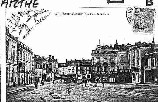 Ville de SABLESURSARTHE Carte postale ancienne Ville de SABLESURSARTHE Carte postale ancienne