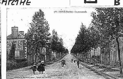 Ville de SABLESURSARTHE Carte postale ancienne
