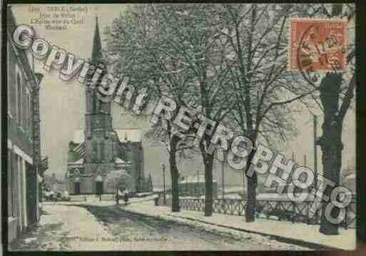 Ville de SABLESURSARTHE Carte postale ancienne