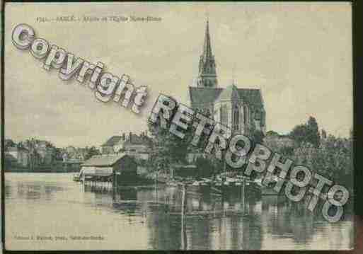 Ville de SABLESURSARTHE Carte postale ancienne