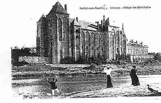 Ville de SABLESURSARTHE Carte postale ancienne