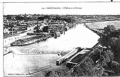 Ville de SABLESURSARTHE Carte postale ancienne