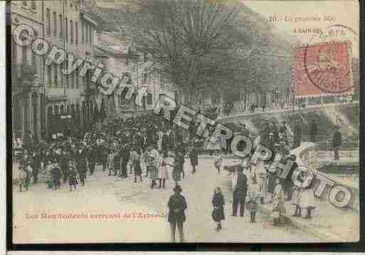 Ville de SAINBEL Carte postale ancienne