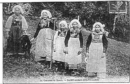 Ville de SAINTALBANDESVILLARDS Carte postale ancienne