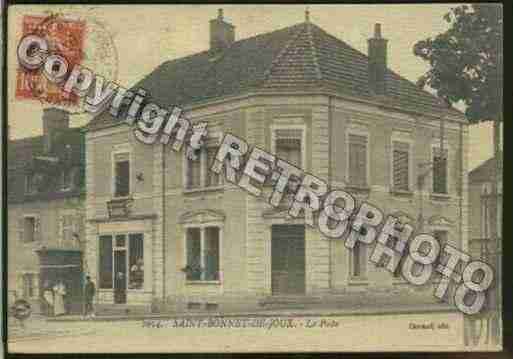 Ville de SAINTBONNETDEJOUX Carte postale ancienne