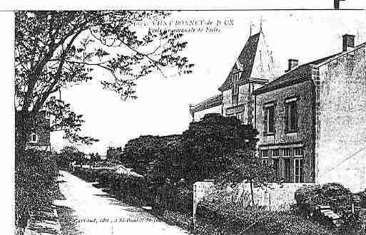 Ville de SAINTBONNETDEJOUX Carte postale ancienne