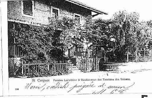 Ville de SAINTCERGUES Carte postale ancienne
