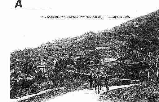 Ville de SAINTCERGUES Carte postale ancienne