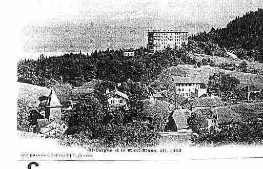 Ville de SAINTCERGUES Carte postale ancienne