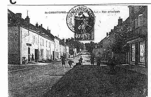 Ville de SAINTCHRISTOPHEENBRIONNAIS Carte postale ancienne