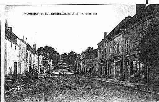 Ville de SAINTCHRISTOPHEENBRIONNAIS Carte postale ancienne