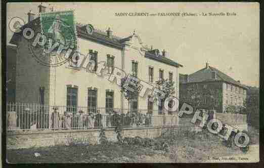 Ville de SAINTCLEMENTSURVALSONNE Carte postale ancienne