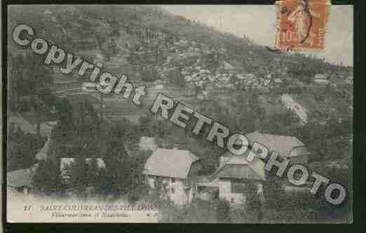 Ville de SAINTCOLOMBANDESVILLARDS Carte postale ancienne
