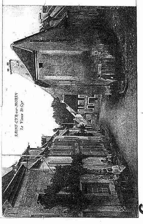Ville de SAINTCYRSURMORIN Carte postale ancienne Ville de SAINTCYRSURMORIN Carte postale ancienne