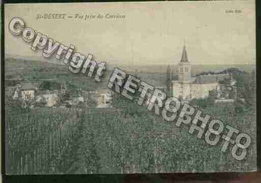 Ville de SAINTDESERT Carte postale ancienne