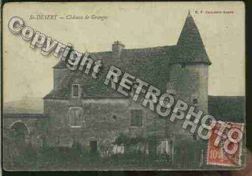 Ville de SAINTDESERT Carte postale ancienne