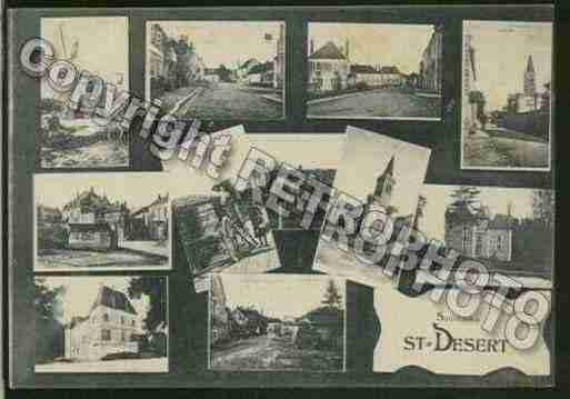 Ville de SAINTDESERT Carte postale ancienne