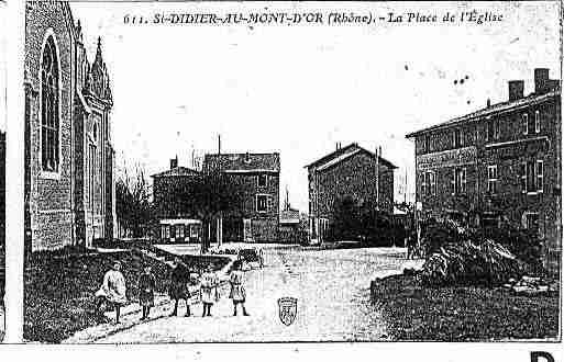 Ville de SAINTDIDIERAUMONTD\'OR Carte postale ancienne