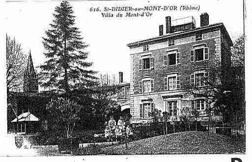 Ville de SAINTDIDIERAUMONTD\'OR Carte postale ancienne