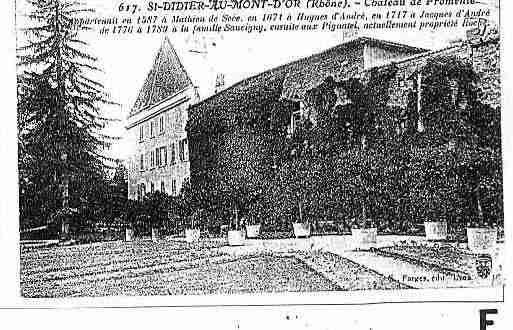Ville de SAINTDIDIERAUMONTD\'OR Carte postale ancienne