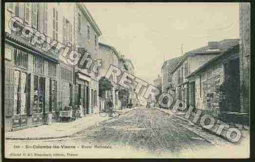 Ville de SAINTECOLOMBE Carte postale ancienne