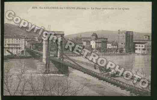 Ville de SAINTECOLOMBE Carte postale ancienne