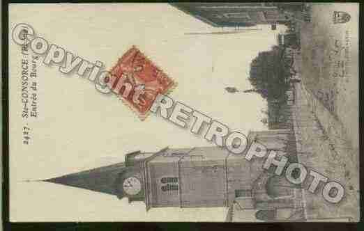 Ville de SAINTECONSORCE Carte postale ancienne Ville de SAINTECONSORCE Carte postale ancienne