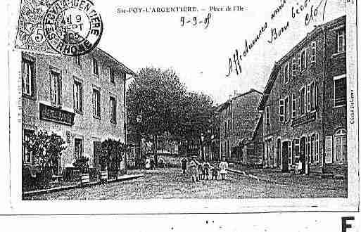 Ville de SAINTEFOYL\'ARGENTIERE Carte postale ancienne