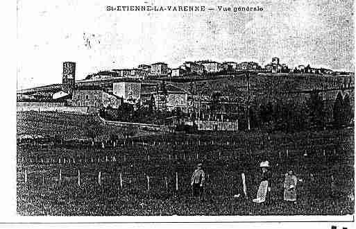 Ville de SAINTETIENNELAVARENNE Carte postale ancienne