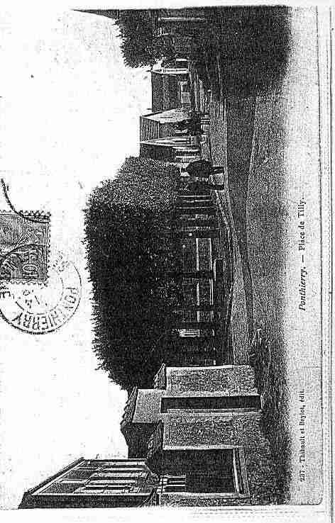 Ville de SAINTFARGEAUPONTHIERRY Carte postale ancienne