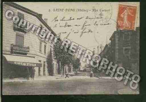 Ville de SAINTFONS Carte postale ancienne