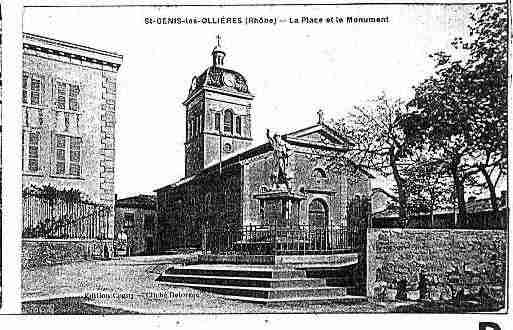 Ville de SAINTGENISLESOLLIERES Carte postale ancienne Ville de SAINTGENISLESOLLIERES Carte postale ancienne