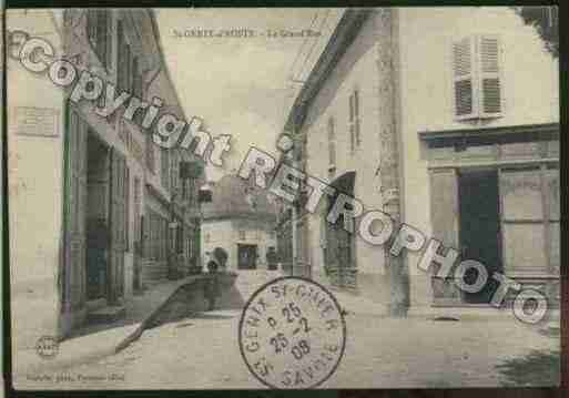 Ville de SAINTGENIXSURGUIERS Carte postale ancienne