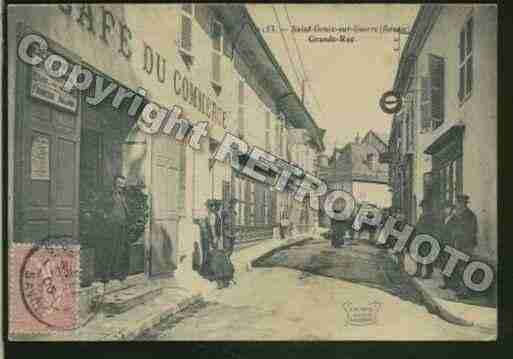 Ville de SAINTGENIXSURGUIERS Carte postale ancienne